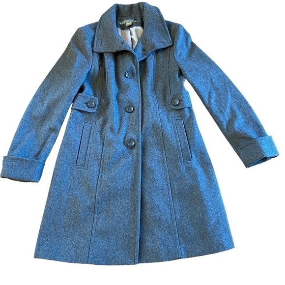𝅺kenneth Cole Reaction Long Coat L - Picture 1 of 2